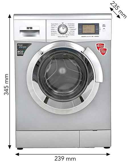 IFB 8 kg Fully-Automatic Front Loading Washing Machine Model Senator Aqua SX